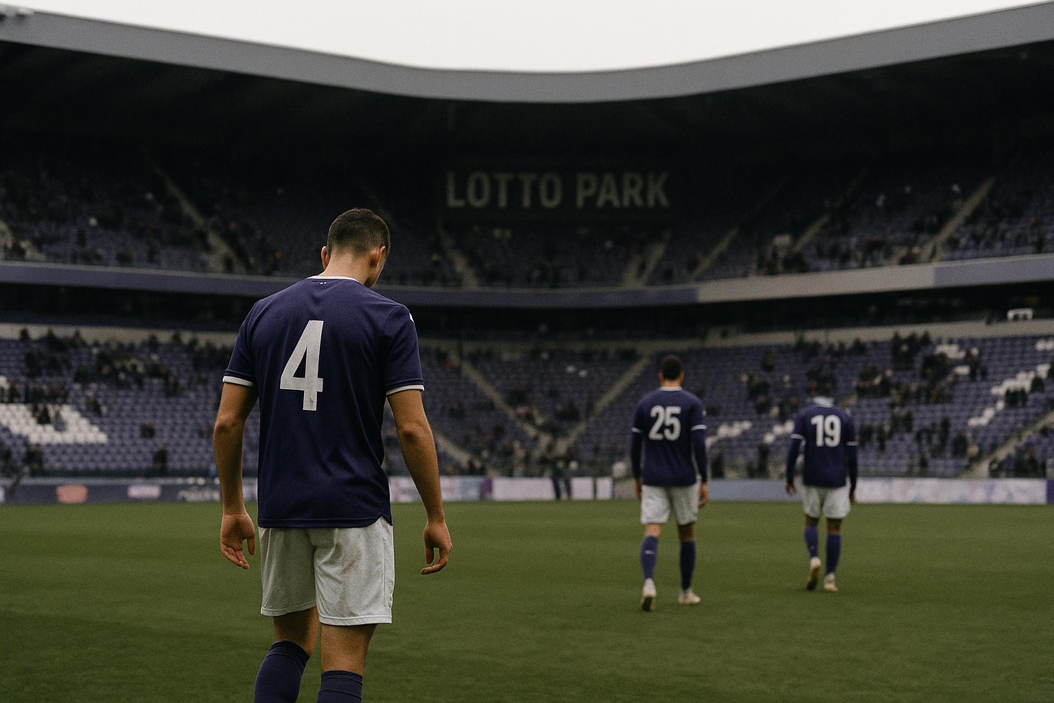 Sfeerbeeld in het Lotto Park tijdens een wedstrijd van RSC Anderlecht