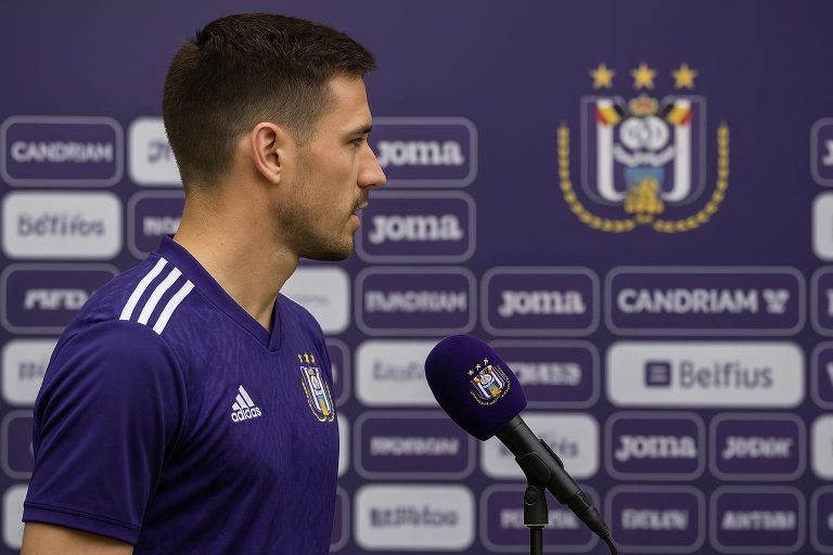 Kenneth Bornauw van Anderlecht kijkt vooruit naar de play-offopener tegen Club Brugge