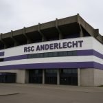 Sfeerbeeld rond het stadion van RSC Anderlecht in Brussel