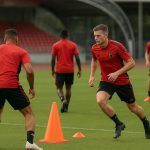 Rode Duivels tijdens een trainingsmoment in aanloop naar de stage in de Verenigde Staten