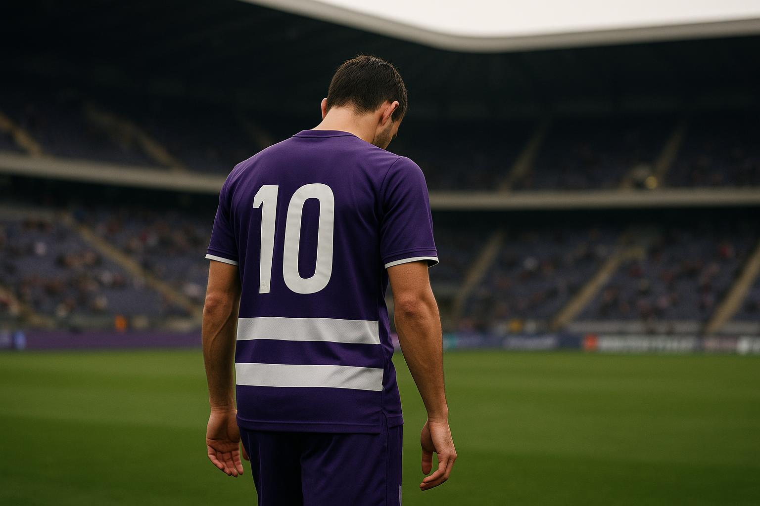 Thorgan Hazard in actie voor RSC Anderlecht in het Lotto Park