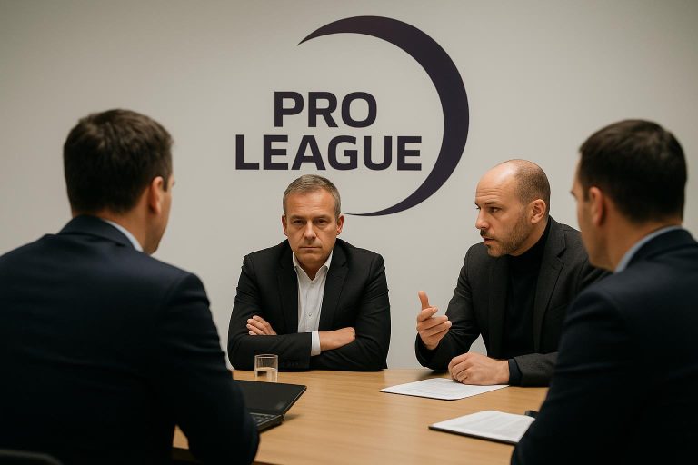 Sfeerbeeld rond de Pro League en de discussie over het competitieformat