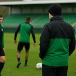 Lars Friis tijdens een trainingsmoment bij Cercle Brugge