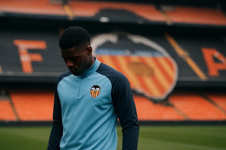 Largie Ramazani tijdens een moment in Valencia-kleuren, in de aanloop naar duidelijkheid over zijn toekomst.