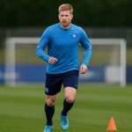 Kevin De Bruyne op training bij SSC Napoli