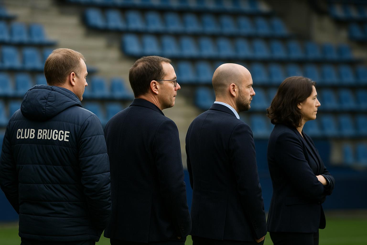 Bart Verhaeghe bij Club Brugge in een stadioncontext