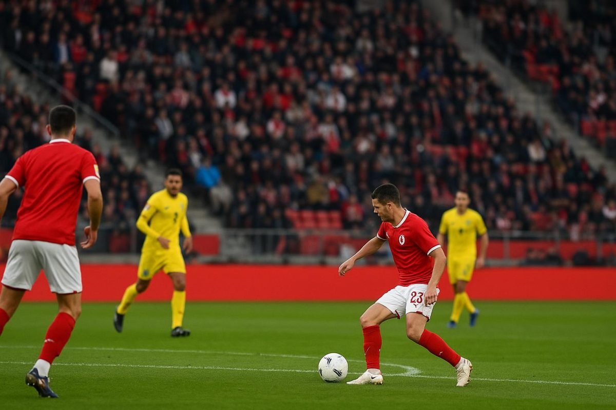 Sfeerbeeld in het Bosuilstadion tijdens een oefenwedstrijd van Royal Antwerp FC
