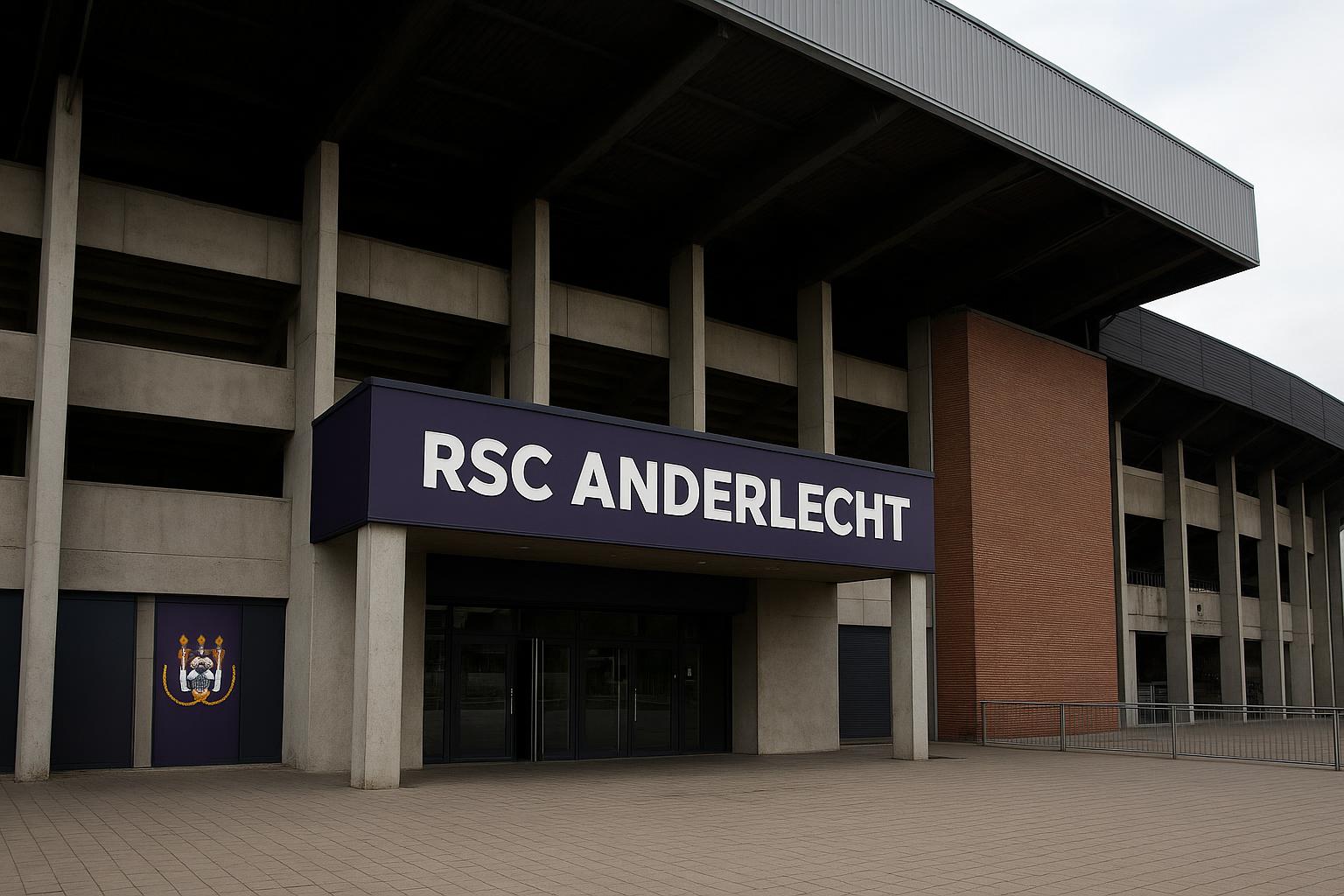 Omgeving rond het stadion van RSC Anderlecht in Brussel