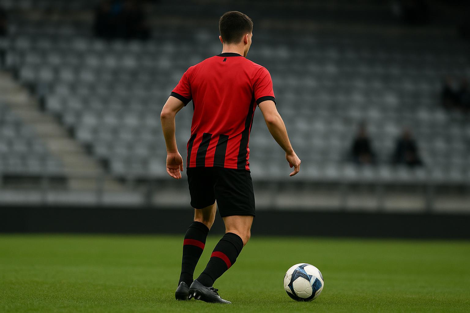 Actiefoto van Manoël Verhaeghe in duel voor RWDM tijdens een wedstrijd