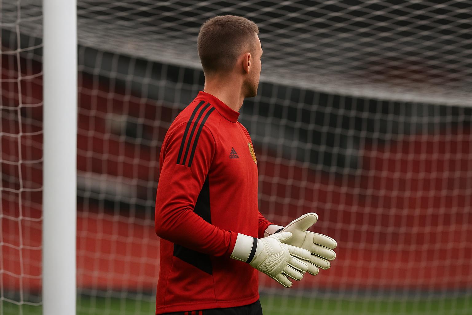 Senne Lammens in doelmancontext bij Manchester United