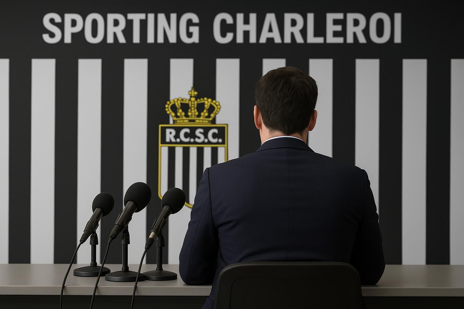 Nicolas Frutos bij Sporting Charleroi in de omgeving van het Stade du Pays de Charleroi