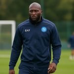 Romelu Lukaku tijdens een trainingsmoment in clubcontext, zonder herkenbare gezichten.