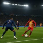 Sfeershot in een Frans stadion rond PSG tegen RC Lens