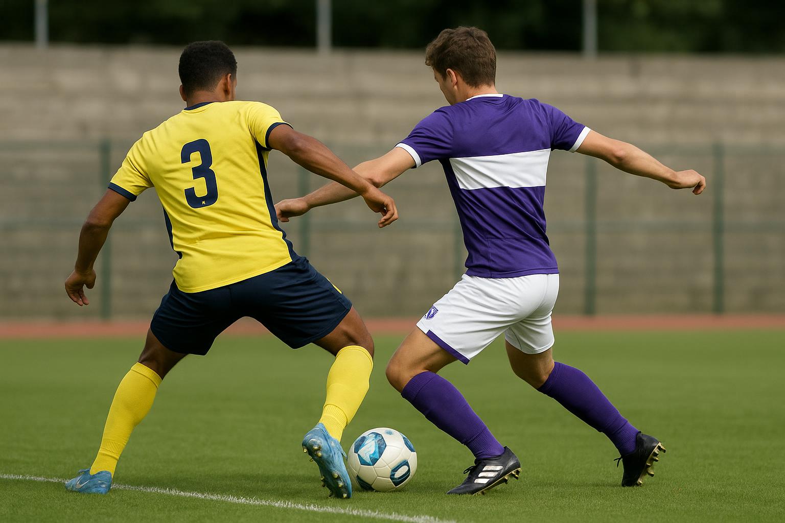 Sfeervol beeld van een oefenwedstrijd tussen Union en Beerschot in Zaventem