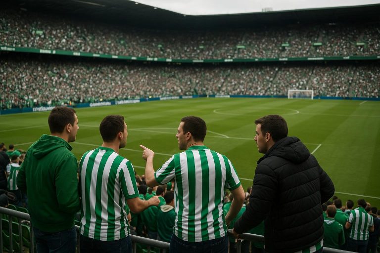 Spannende sfeer in het stadion bij Real Betis tegen Sevilla na een verhitte discussie richting de tribunes