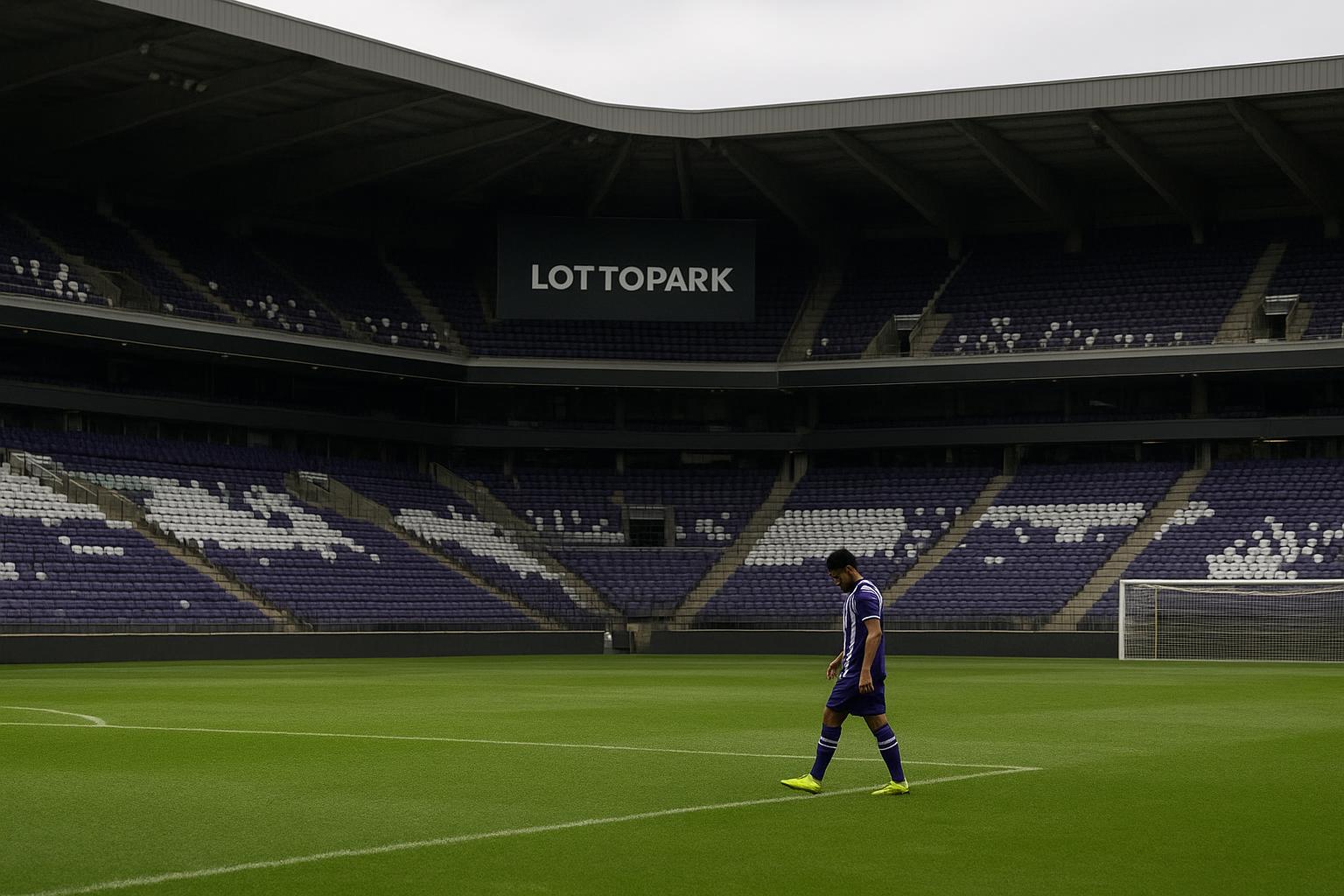 Sfeerbeeld in en rond het Lotto Park bij RSC Anderlecht