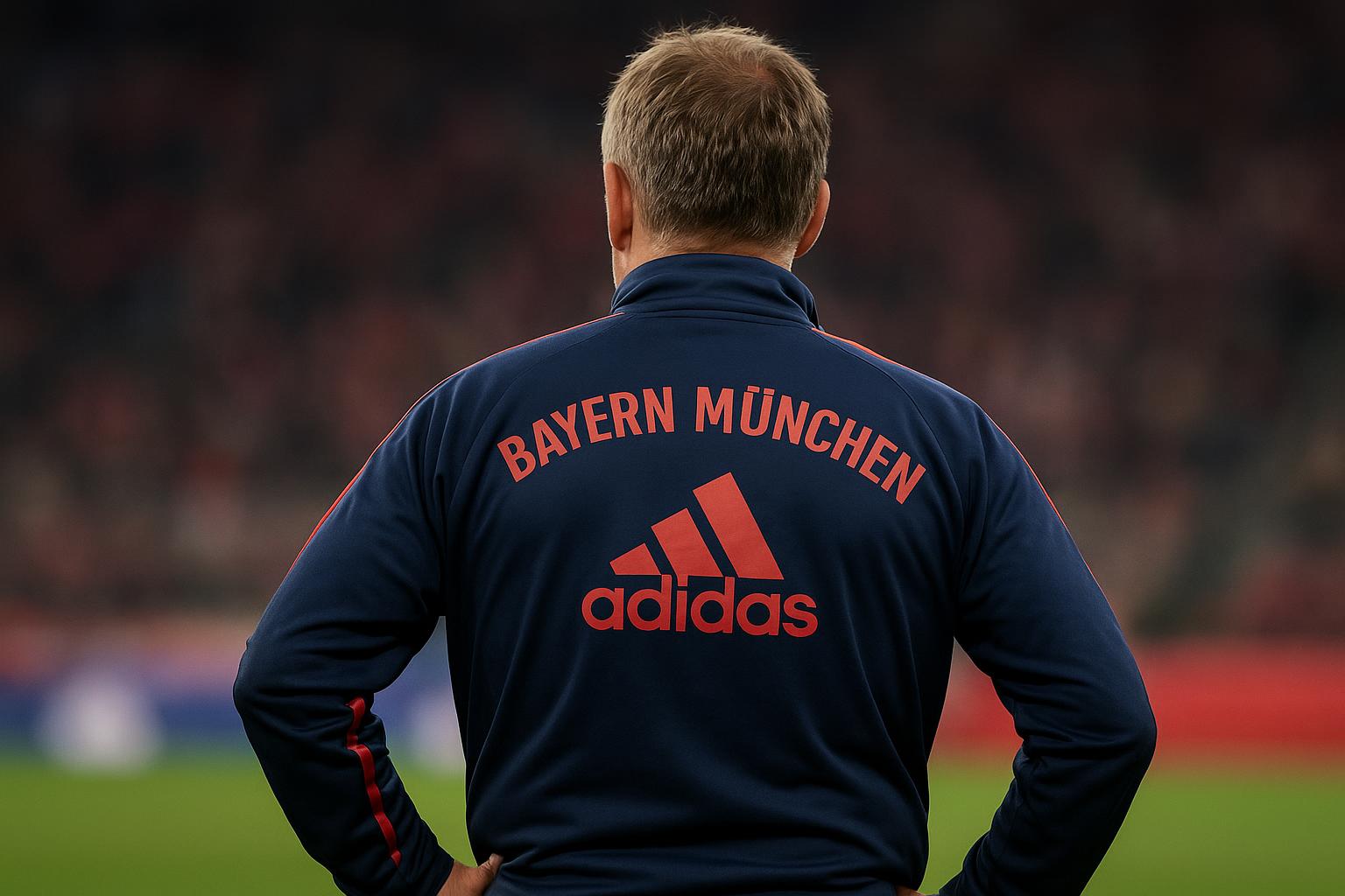 Vincent Kompany als coach van Bayern München langs de zijlijn