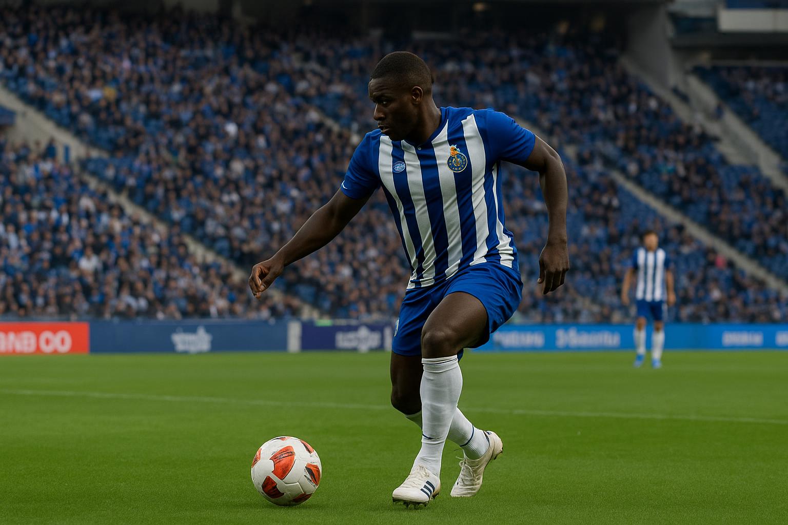 Sfeerbeeld rond het stadion van FC Porto zonder herkenbare gezichten