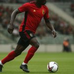 Amadou Onana in actie met de Rode Duivels.