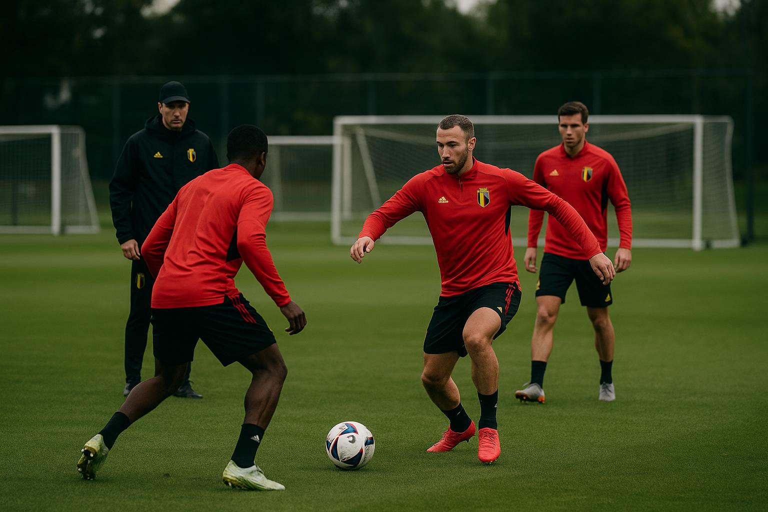Sfeerbeeld van een trainingscomplex in de Verenigde Staten in aanloop naar WK 2026 voor de Rode Duivels