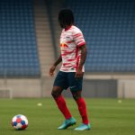 Johan Bakayoko op training bij RB Leipzig, in aanloop naar transfergeruchten