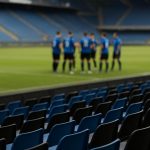 Sfeerbeeld in het Jan Breydelstadion bij Club Brugge, in transfercontext zonder herkenbare gezichten