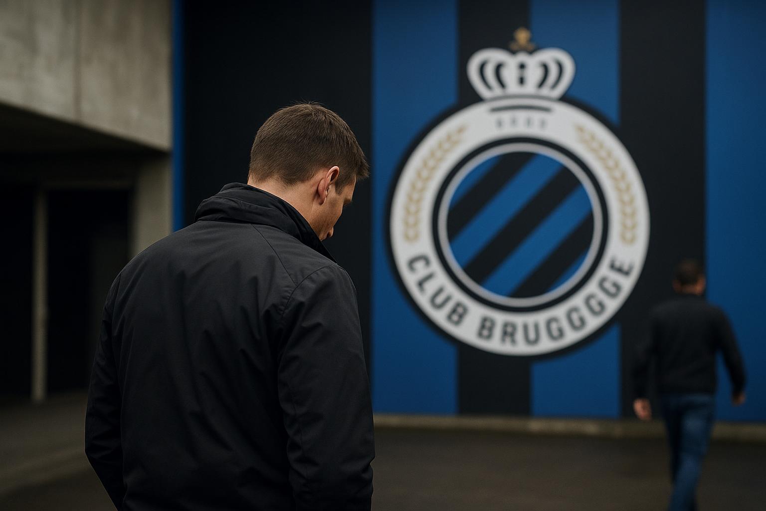 Nicolo Tresoldi viert een doelpunt met Club Brugge