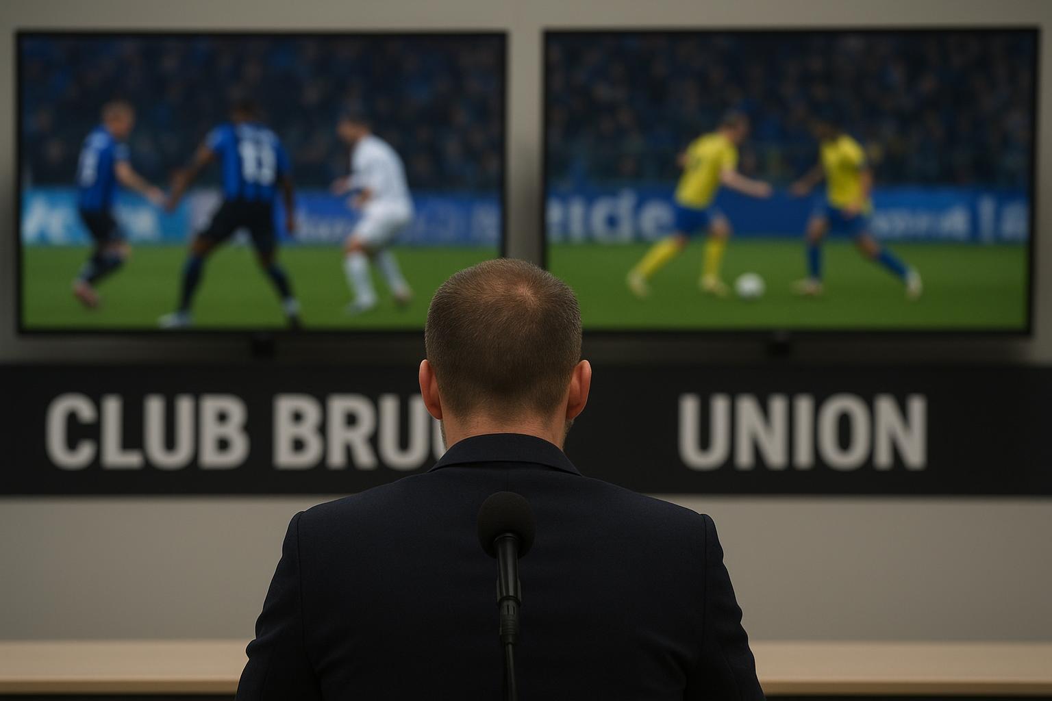 Sfeerbeeld rond Club Brugge en Union in aanloop naar de play-offs