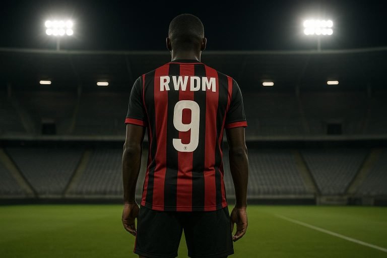 Sfeerbeeld van een stadionomgeving bij RWDM Brussels in een context van onzekerheid rond Eagle Football