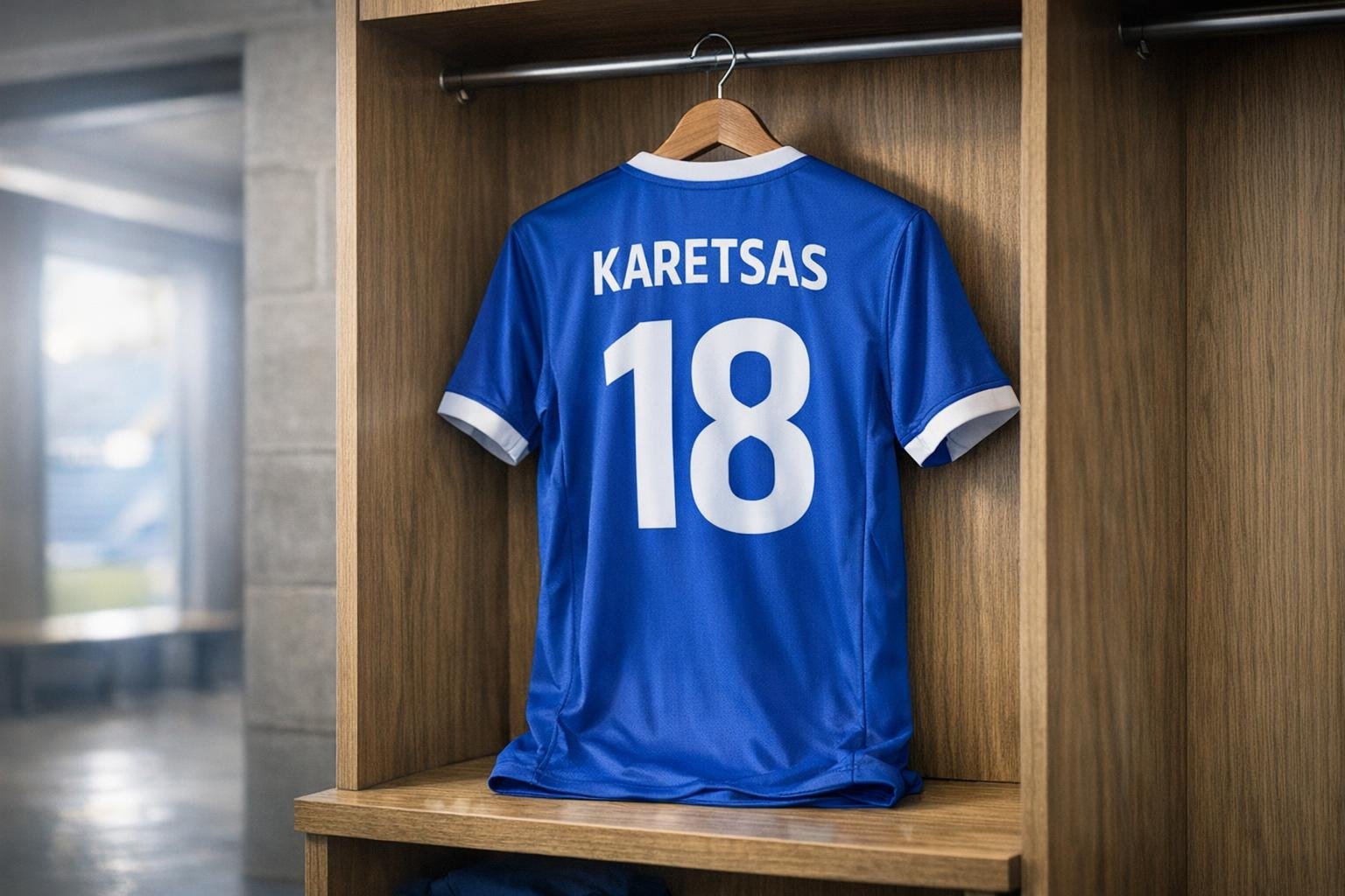 Konstantinos Karetsas in actie voor KRC Genk als aanvallende middenvelder