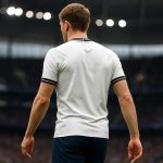Micky van de Ven in actie voor Tottenham Hotspur tijdens een wedstrijd.
