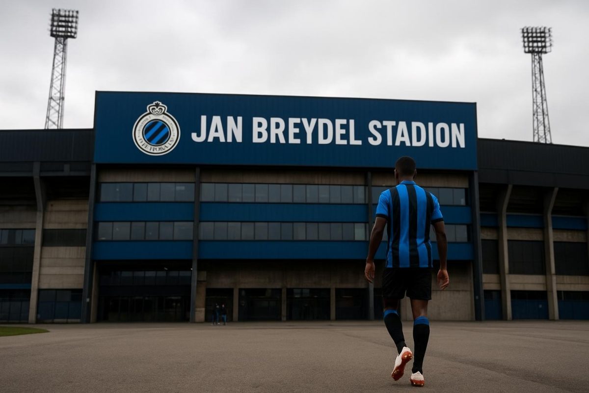Sfeerbeeld van het Jan Breydel-stadion in Brugge
