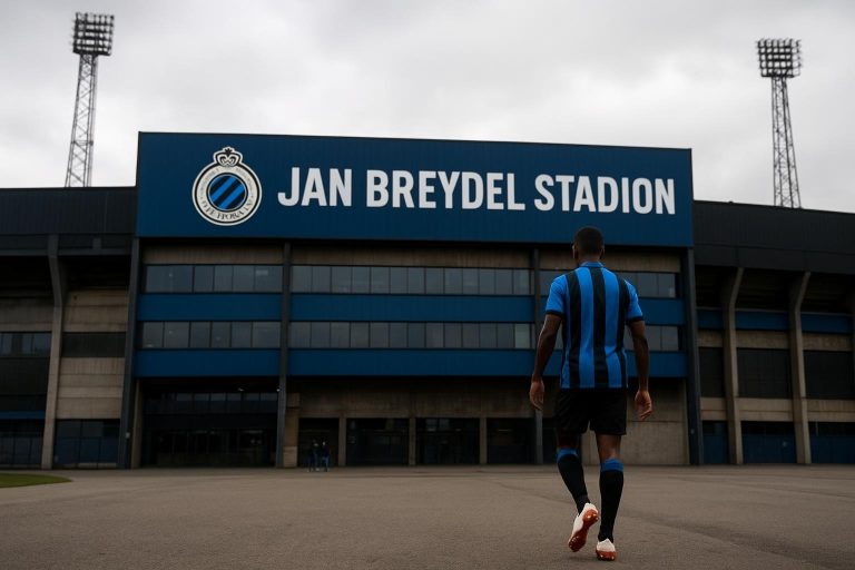 Sfeerbeeld van het Jan Breydel-stadion in Brugge