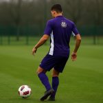 Nunzio Engwanda van RSC Anderlecht in trainingscontext