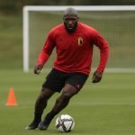 Romelu Lukaku in trainingscontext op Belgische bodem, met focus op herstel en voorbereiding.