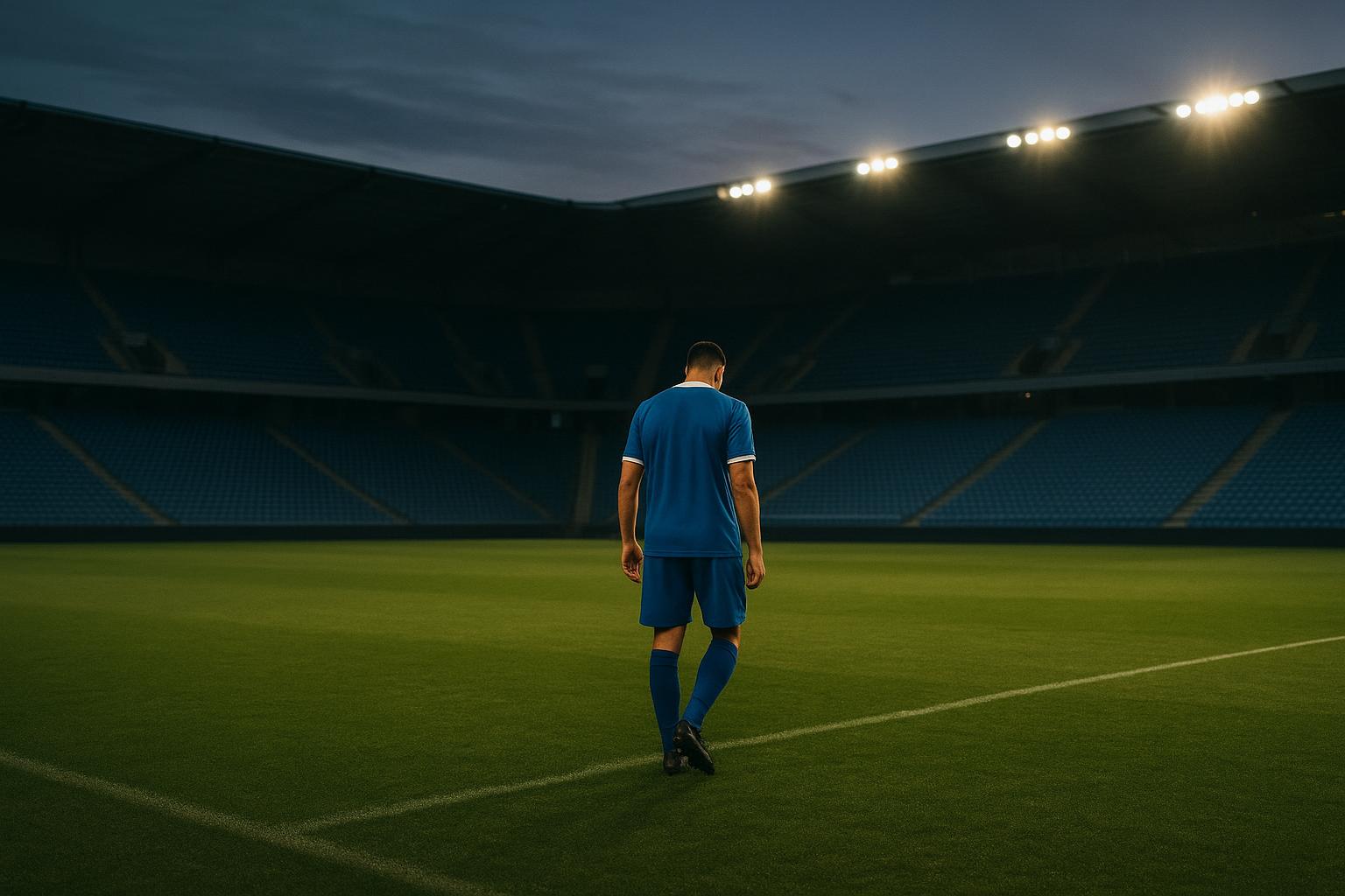 Sfeerbeeld rond het stadion van KRC Genk na de reguliere competitie