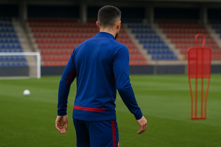 João Cancelo tijdens een trainingsmoment bij FC Barcelona