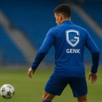Jong Genk-middenvelder Kenan Haroun in trainingscontext