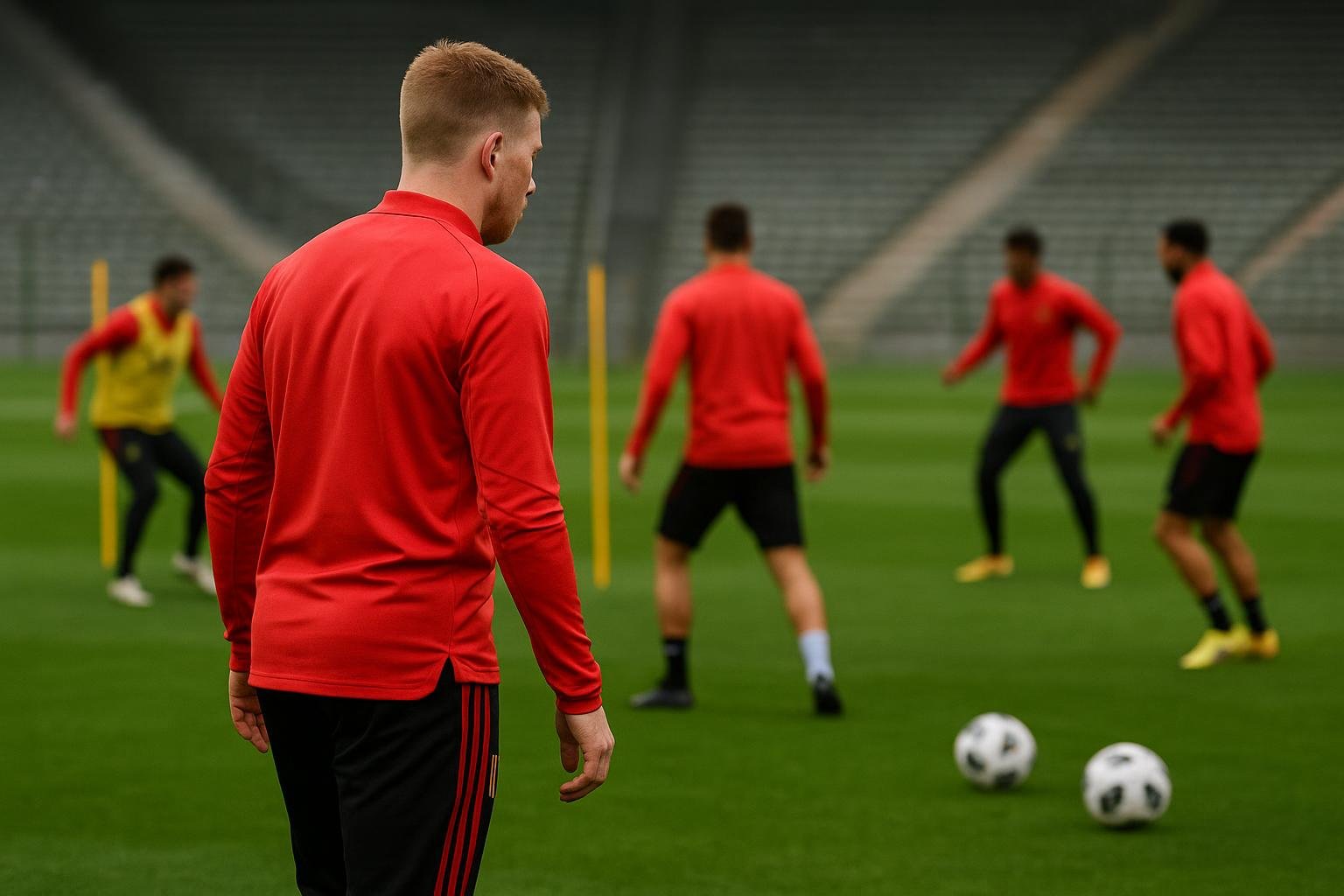 Kevin De Bruyne op stage met de Rode Duivels in de Verenigde Staten