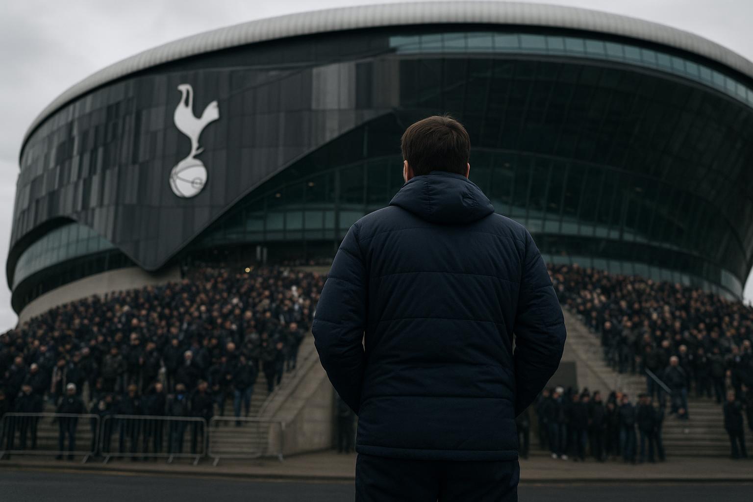 Sfeerbeeld rond het stadion van Tottenham Hotspur tijdens een wedstrijddag
