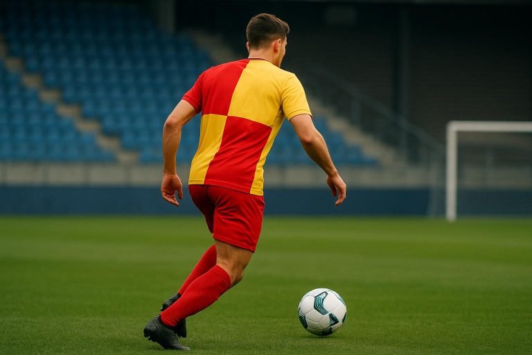 Redouane Halhal van KV Mechelen in duel tijdens een wedstrijd