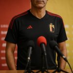 Rudi Garcia tijdens de Amerikaanse stage van de Rode Duivels in aanloop naar de oefenmatch tegen Mexico.