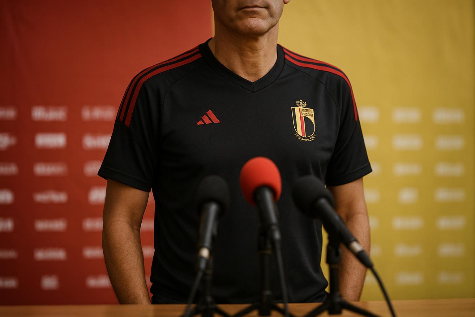 Rudi Garcia tijdens de Amerikaanse stage van de Rode Duivels in aanloop naar de oefenmatch tegen Mexico.