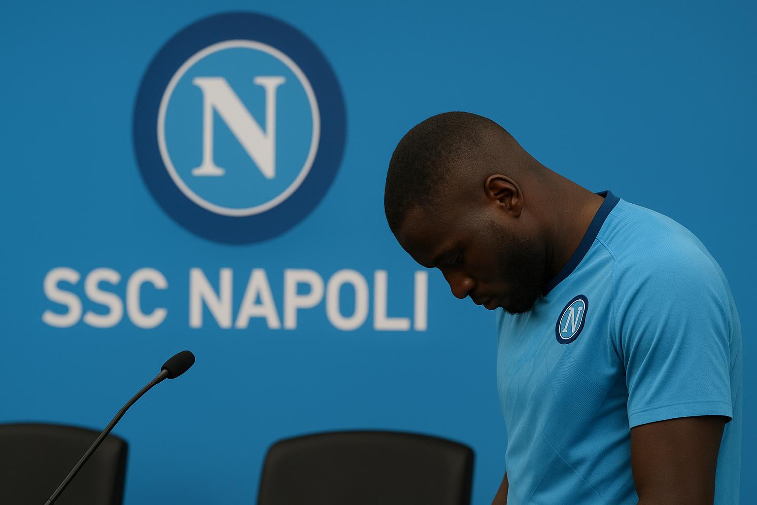 Romelu Lukaku in Napoli-context terwijl de club een formele mededeling verspreidt