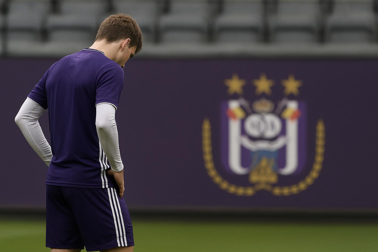 Thorgan Hazard in actie voor RSC Anderlecht in het Lotto Park