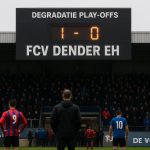 Sfeerbeeld rond FCV Dender EH in de Degradatie Play-Offs van de Jupiler Pro League