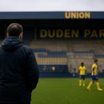 Sfeerbeeld rond Union SG in het Dudenpark tijdens transfernieuws