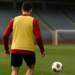 Sebastiaan Bornauw in training met de Rode Duivels