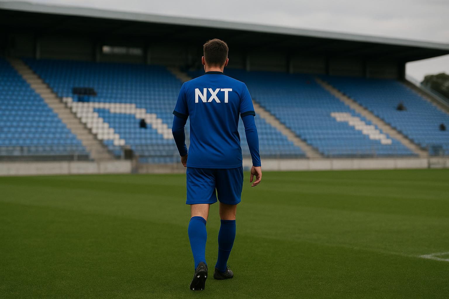 Stadionbeeld rond een wedstrijd van Club NXT in de Challenger Pro League