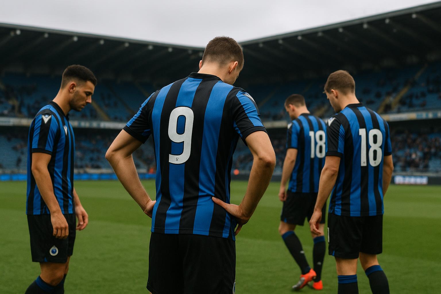 Aleksandar Stankovic in actie voor Club Brugge tijdens een wedstrijd in het Jan Breydelstadion